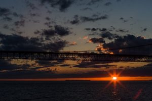 Mackinac Bridge Sunset